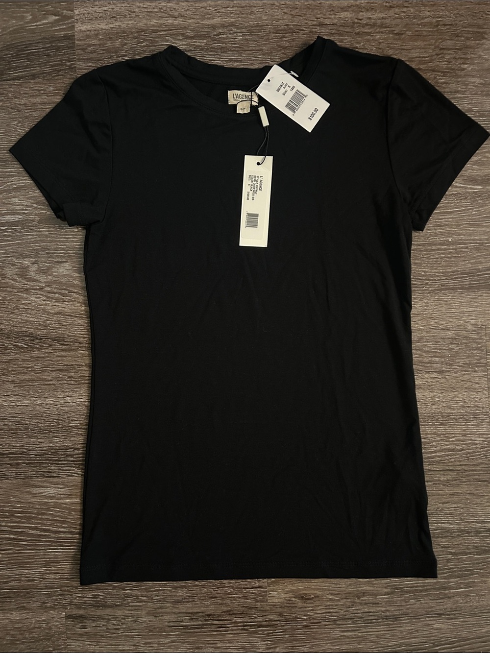 L’Agence NWT Ressi Black T-Shirt